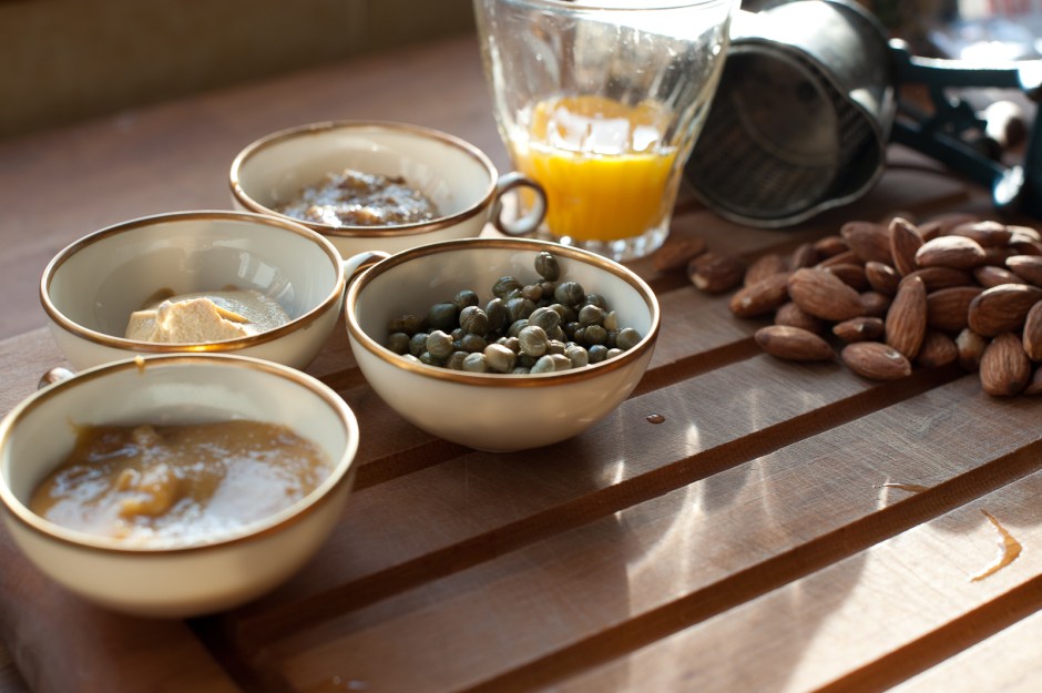 griljering, ingredienser